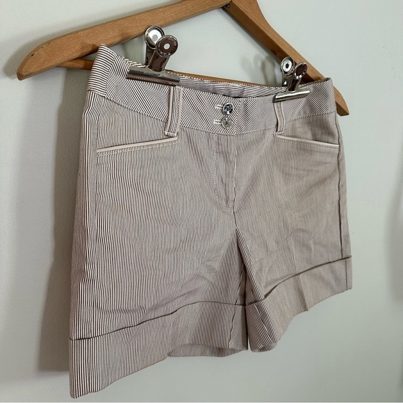 White House Black Market Pants - White House Black Market Striped Shorts